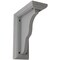 Ekena Millwork 3 1/2"W x 7"D x 9"H Hamilton Traditional Wood Vintage Decor Bracket, Pebble Grey BKTWD03X07X09HAPG - alternate 1